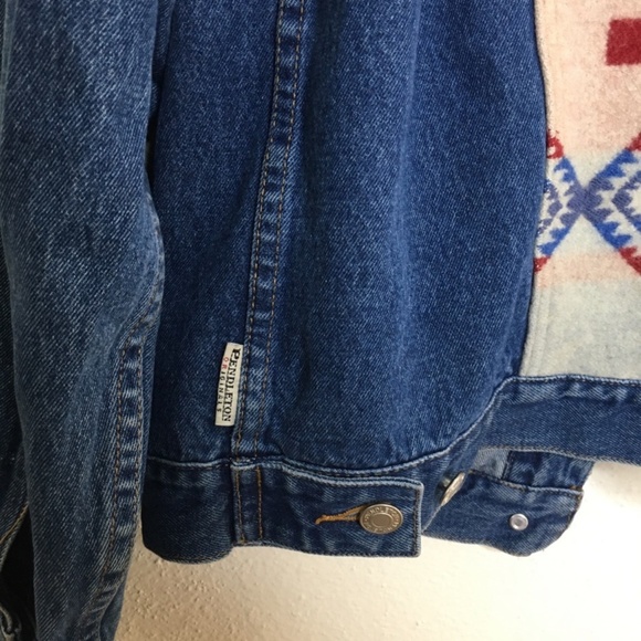 Pendleton Native Wool Denim Jacket L - Picture 5 of 8
